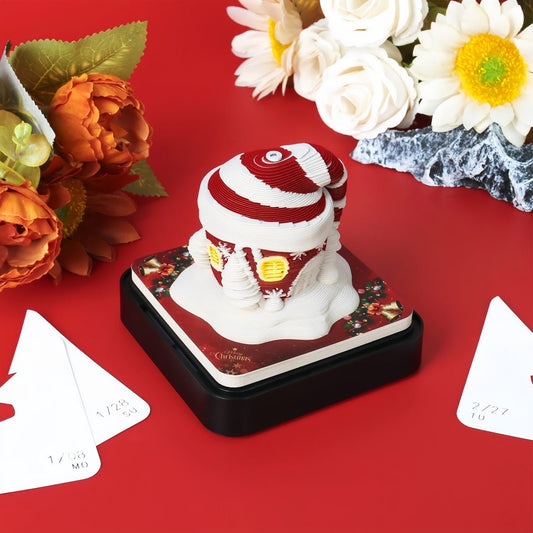 3D Calendar 2026 - Christmas Hat - 3D Calendar