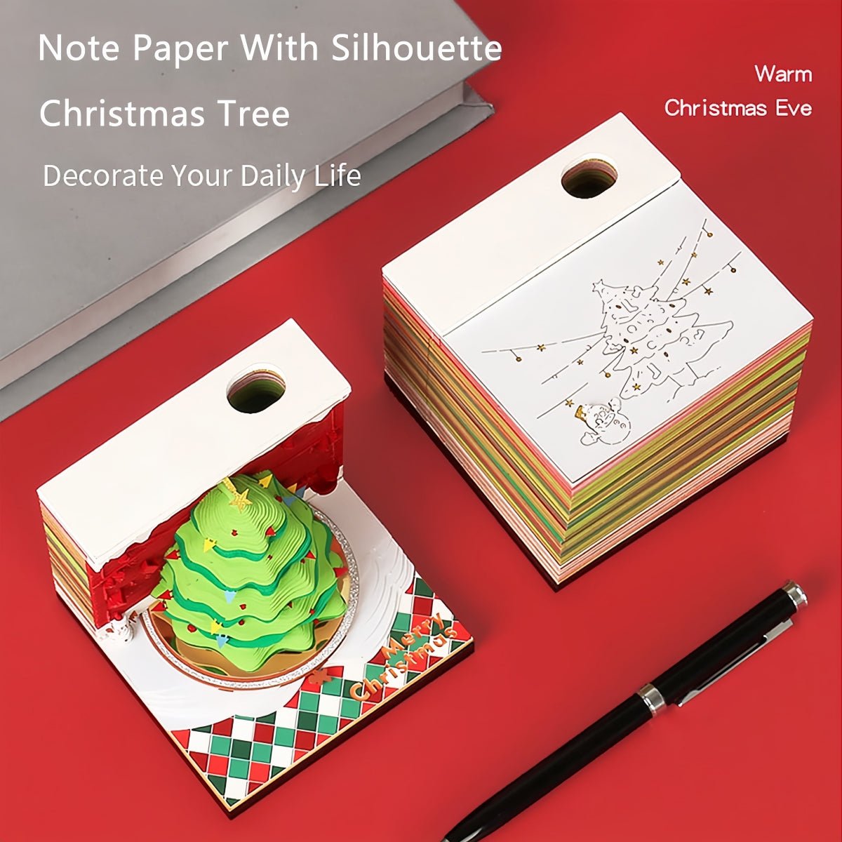 3D Calendar 2026 - Christmas Tree A - 3D Calendar