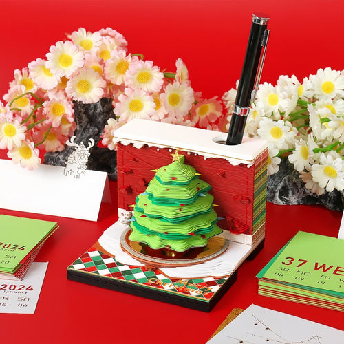 3D Calendar 2026 - Christmas Tree A - 3D Calendar