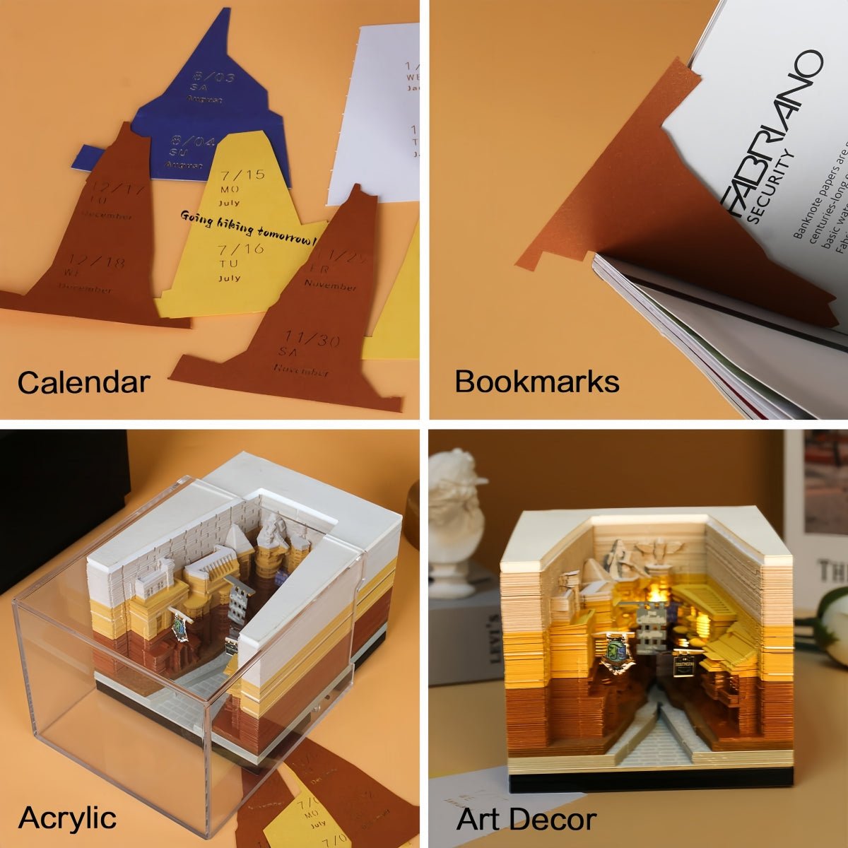 3D Calendar 2026 - Diagon Alley - 3D Calendar