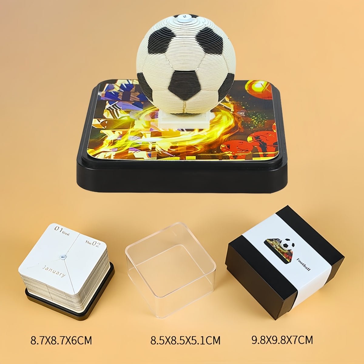 3D Calendar 2026 - Football - 3D Calendar