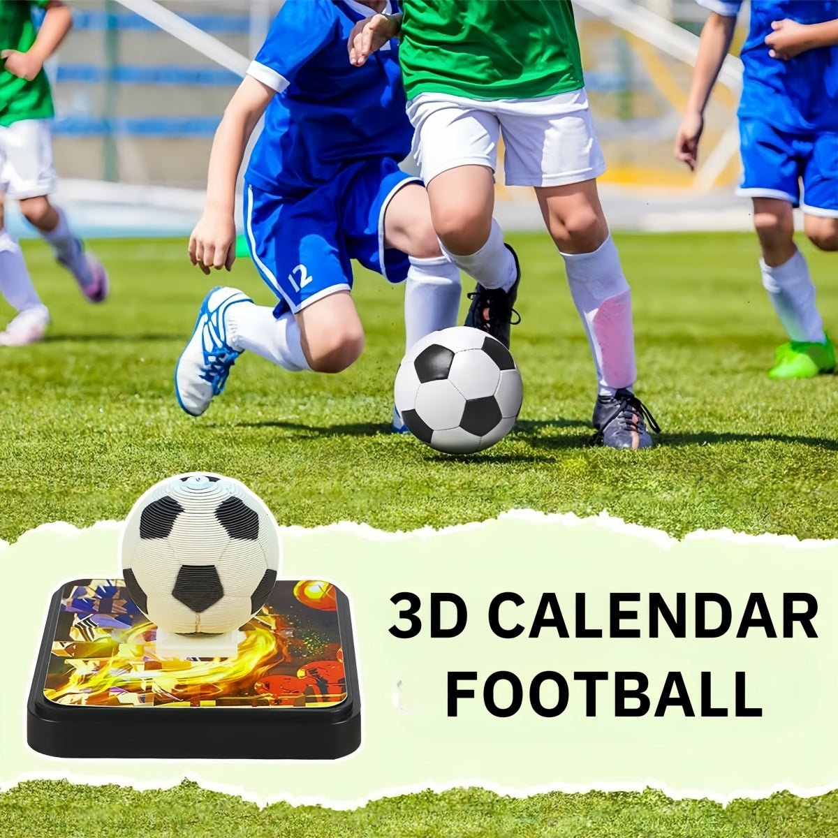 3D Calendar 2026 - Football - 3D Calendar
