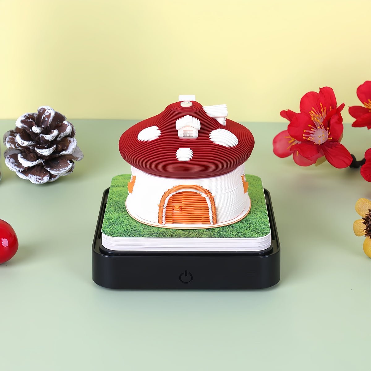 3D Calendar Mushroom