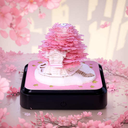 3D Calendar 2026 - Sakura Tree A - 3D Calendar
