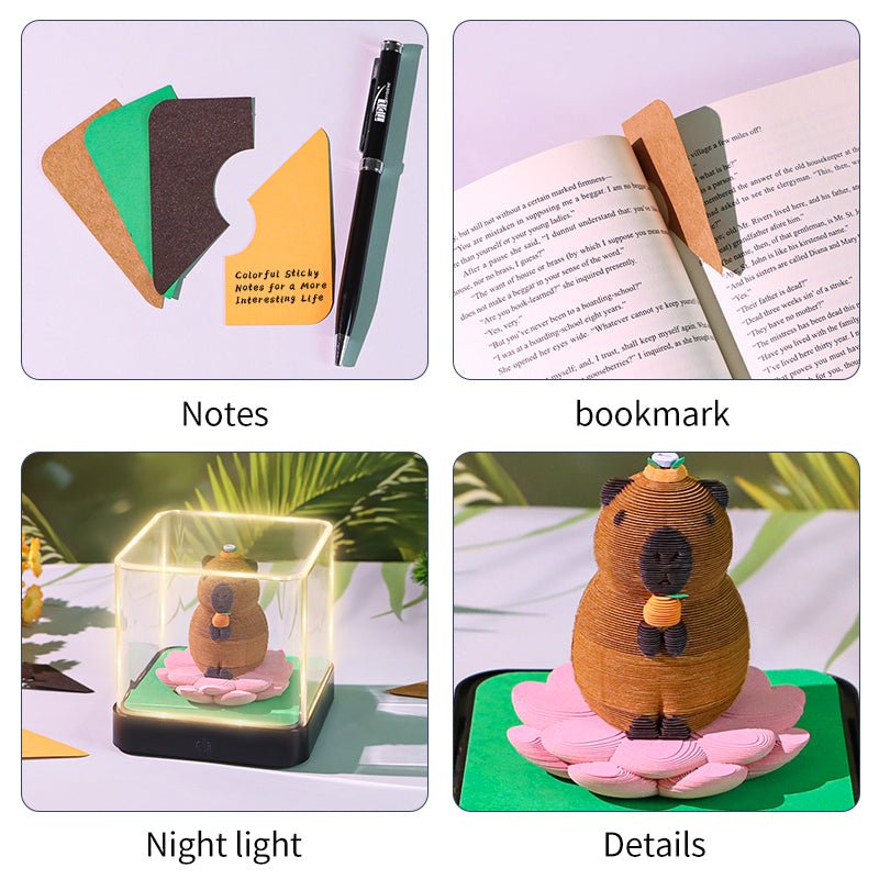 3D Calendar 2026 - Capybara - 3D Calendar