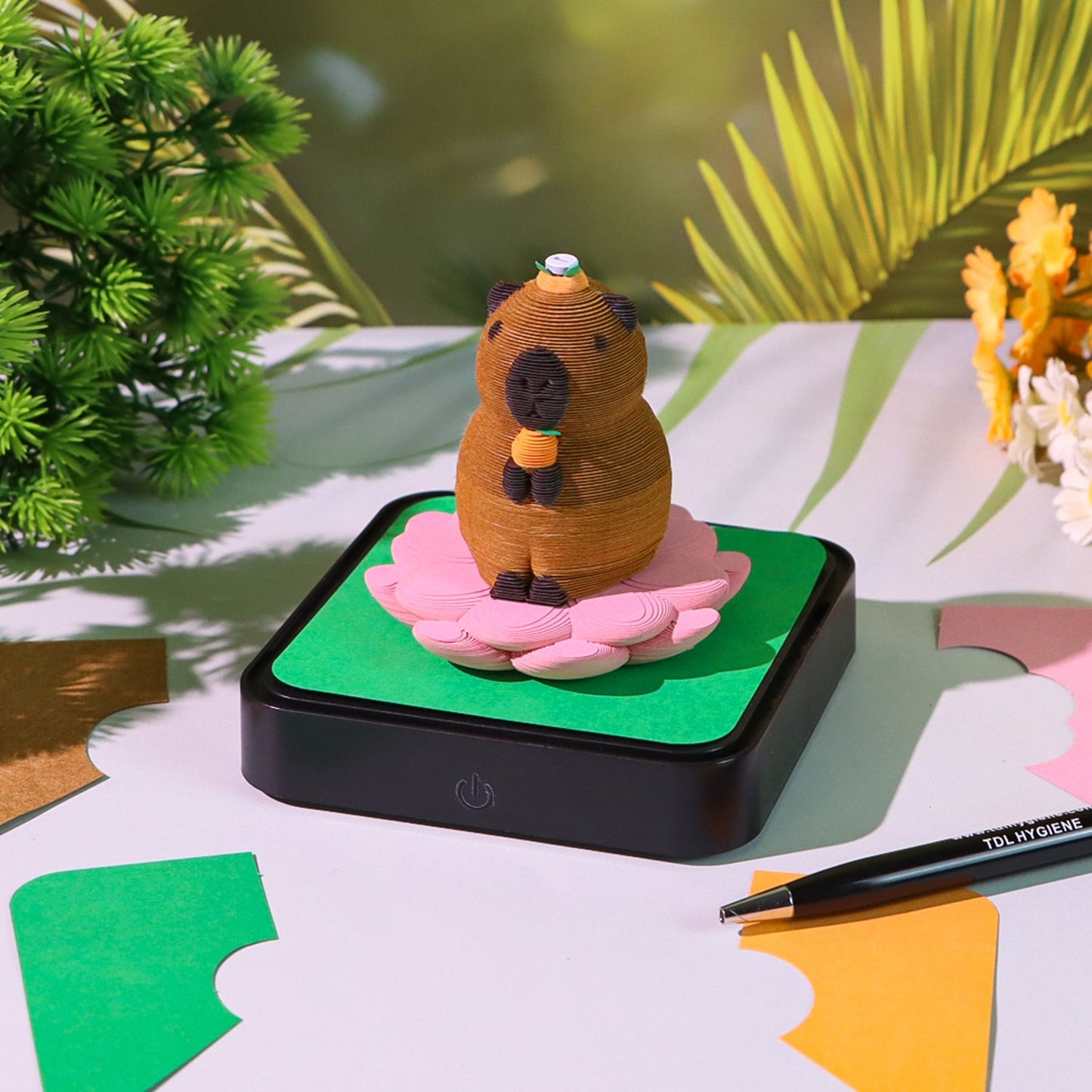 3D Calendar 2026 - Capybara - 3D Calendar