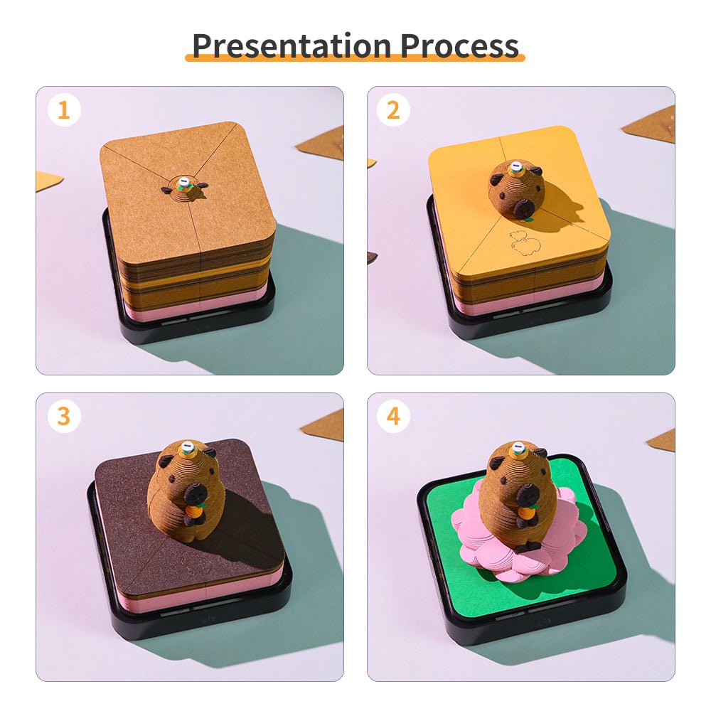 3D Calendar 2026 - Capybara - 3D Calendar