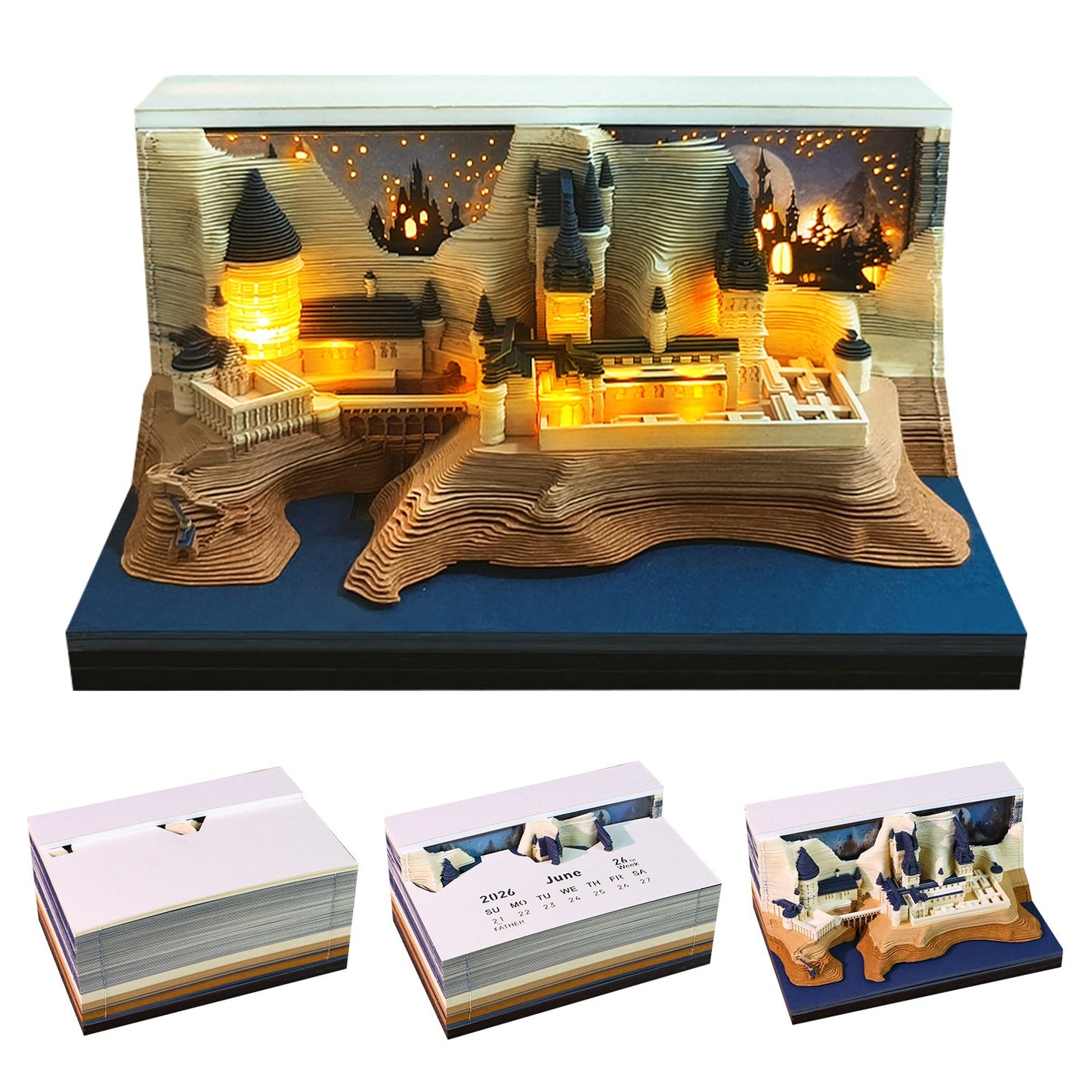 3D Calendar 2026 - Castle - 3D Calendar