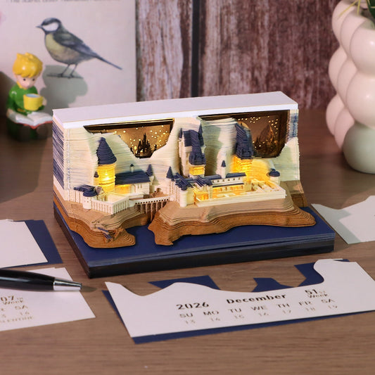 3D Calendar 2026 - Castle - 3D Calendar