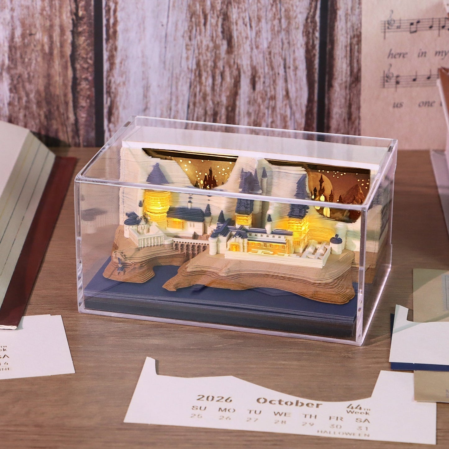 3D Calendar 2026 - Castle - 3D Calendar