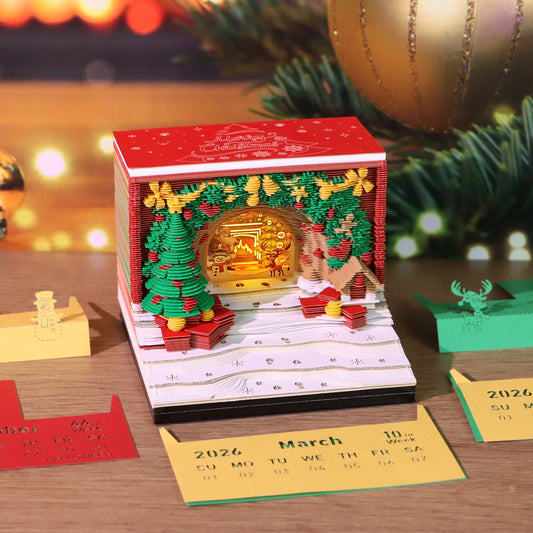 3D Calendar 2026 - Christmas Arch - 3D Calendar