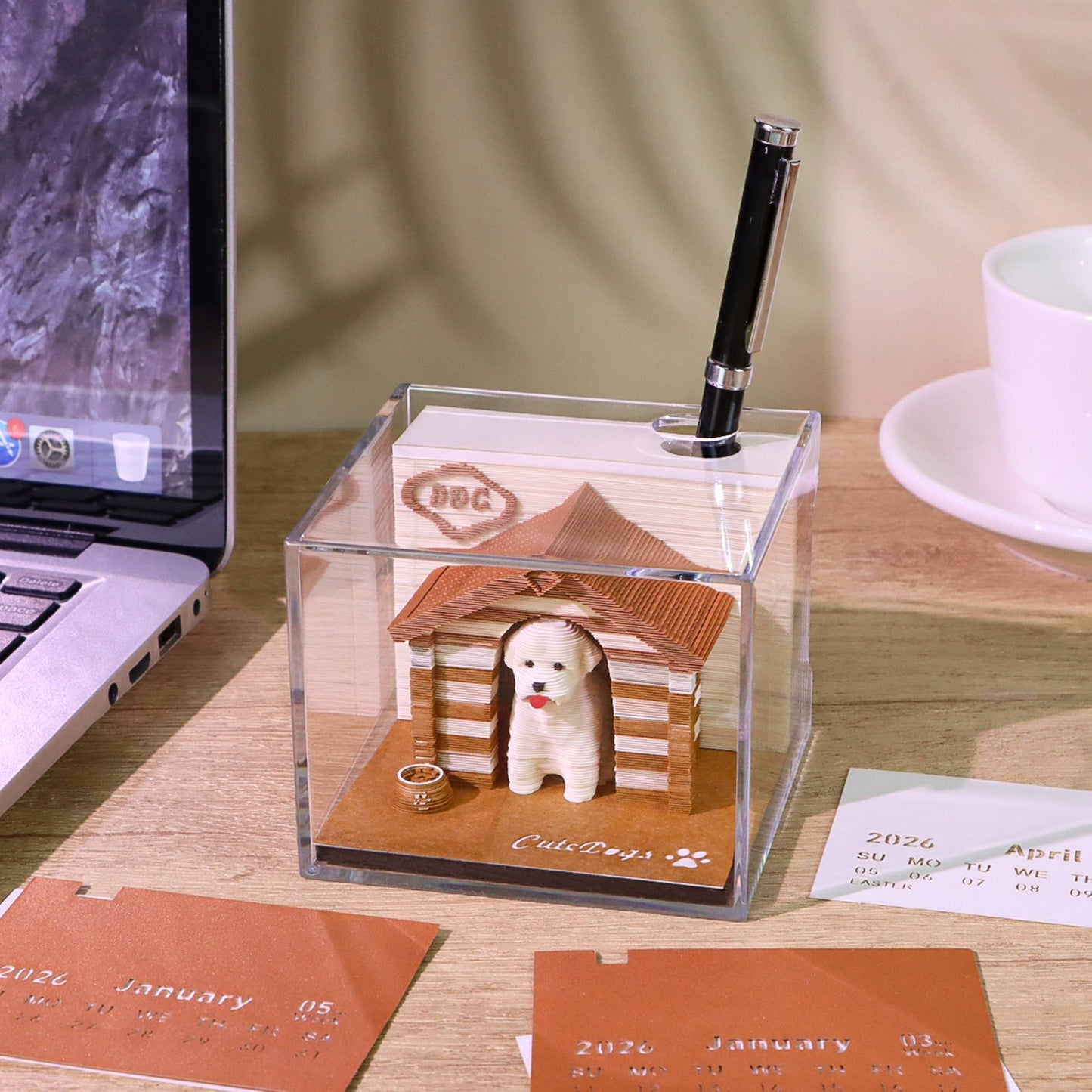 3D Calendar 2026 - Dog - 3D Calendar