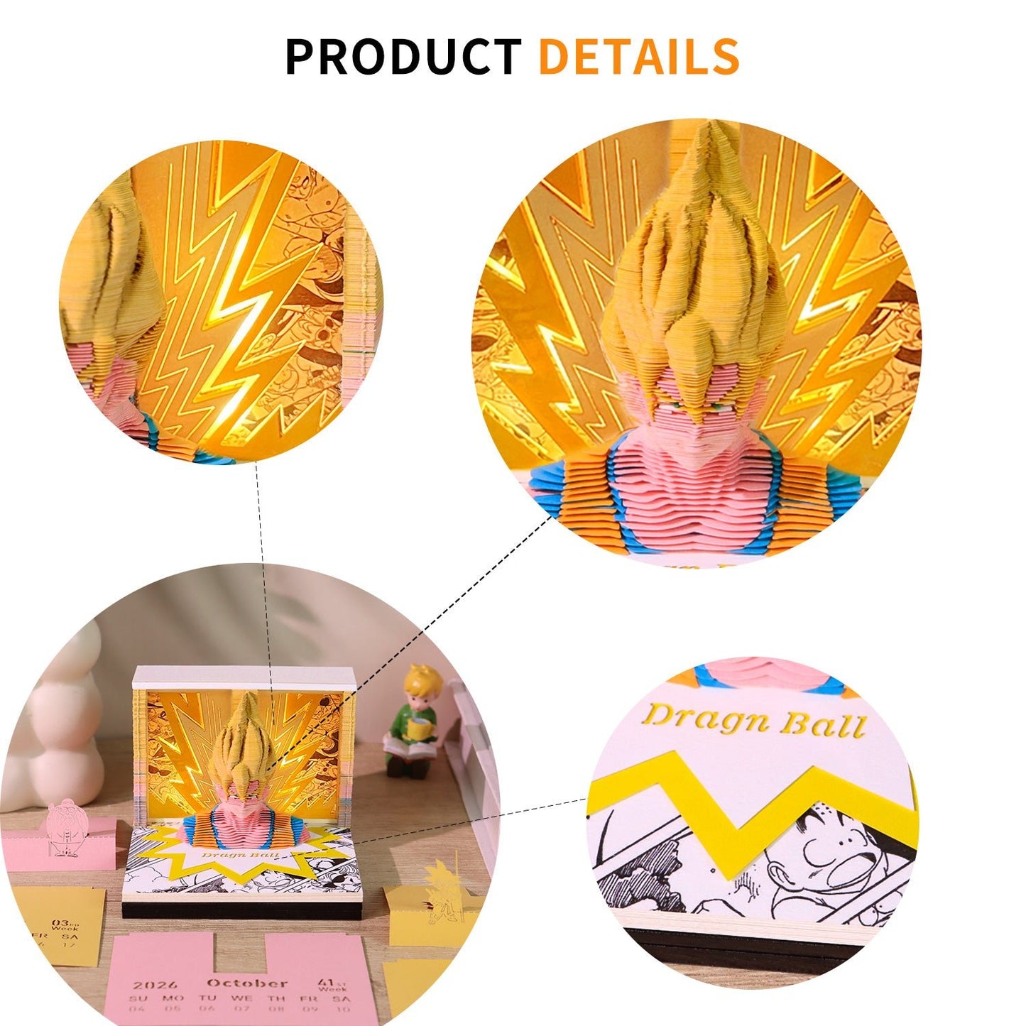 3D Calendar 2026 - Dragon Ball - 3D Calendar