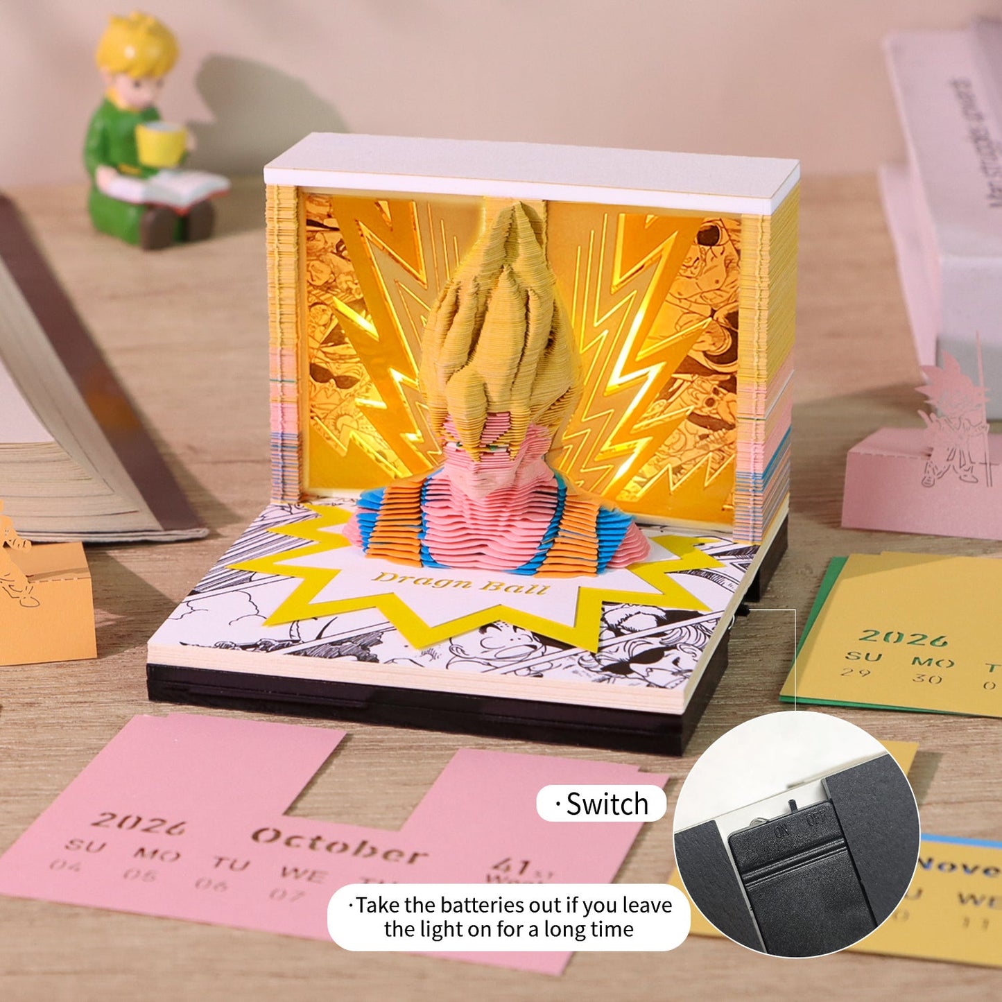 3D Calendar 2026 - Dragon Ball - 3D Calendar