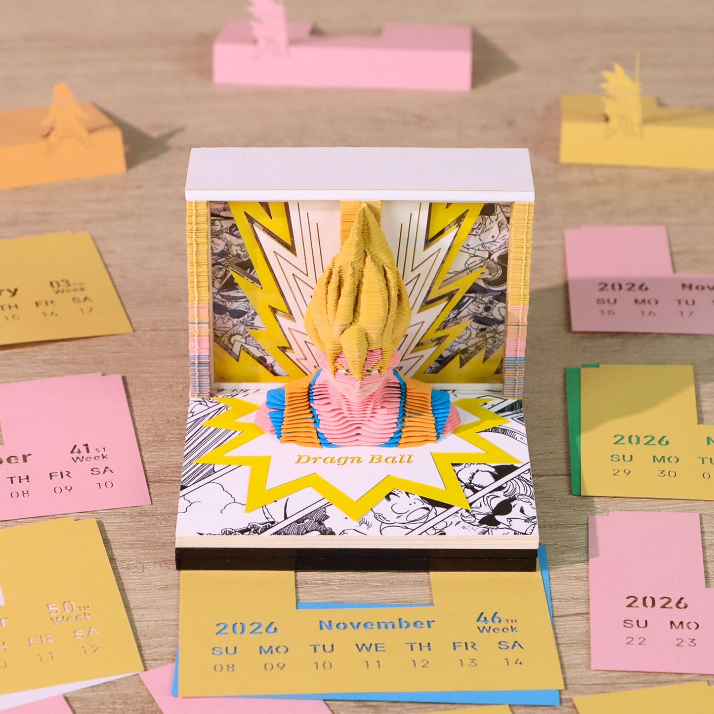 3D Calendar 2026 - Dragon Ball - 3D Calendar