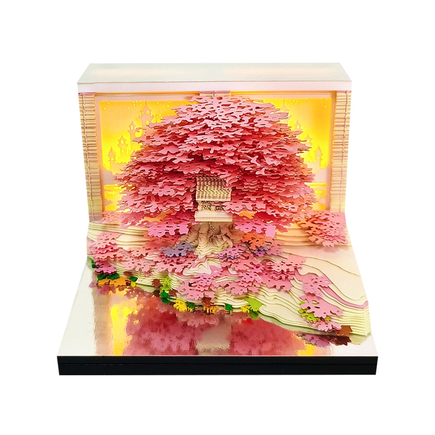 3D Calendar 2026 - Floral Tree Island - 3D Calendar
