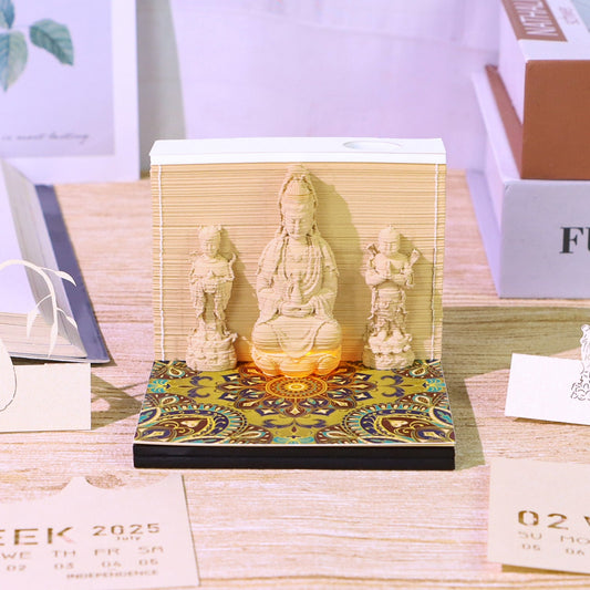 3D Calendar 2026 - Guanyin - 3D Calendar