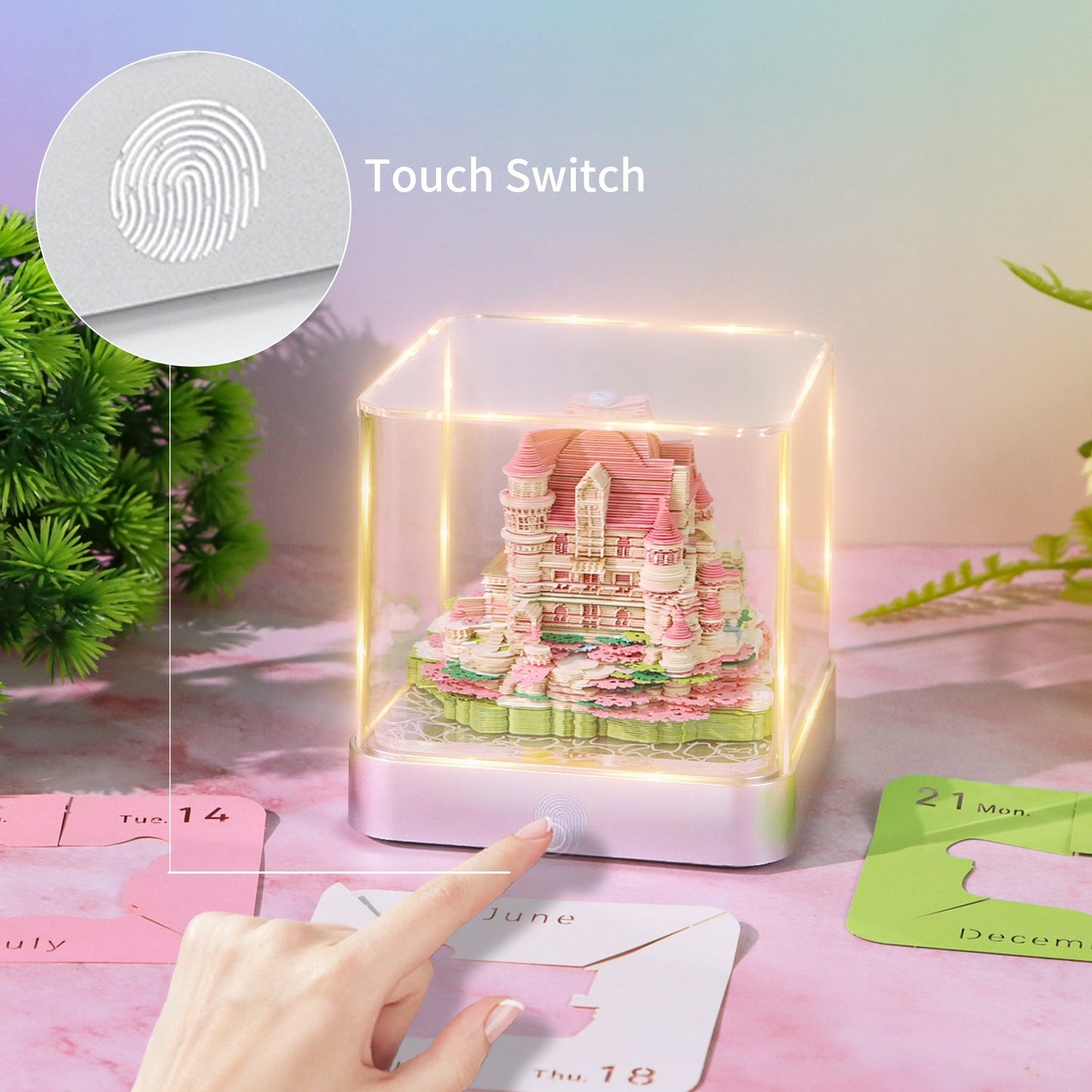 3D Calendar 2026 - Love Castle - 3D Calendar