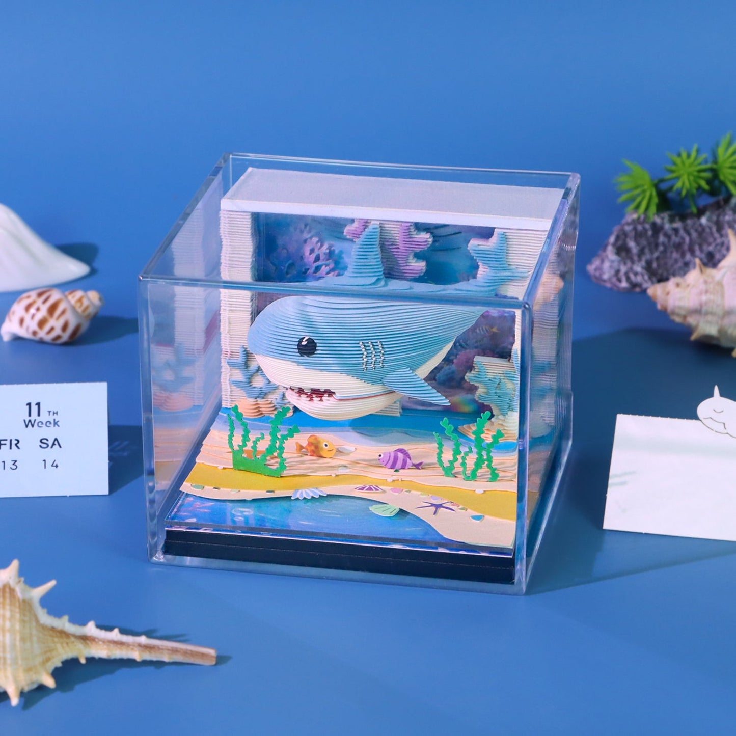 3D Calendar 2026 - Lovely Ocean Shark - 3D Calendar