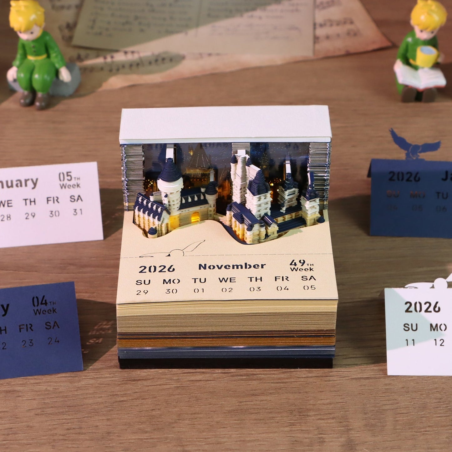 3D Calendar 2026 - Magic Castle - 3D Calendar