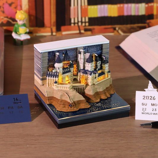 3D Calendar 2026 - Magic Castle - 3D Calendar