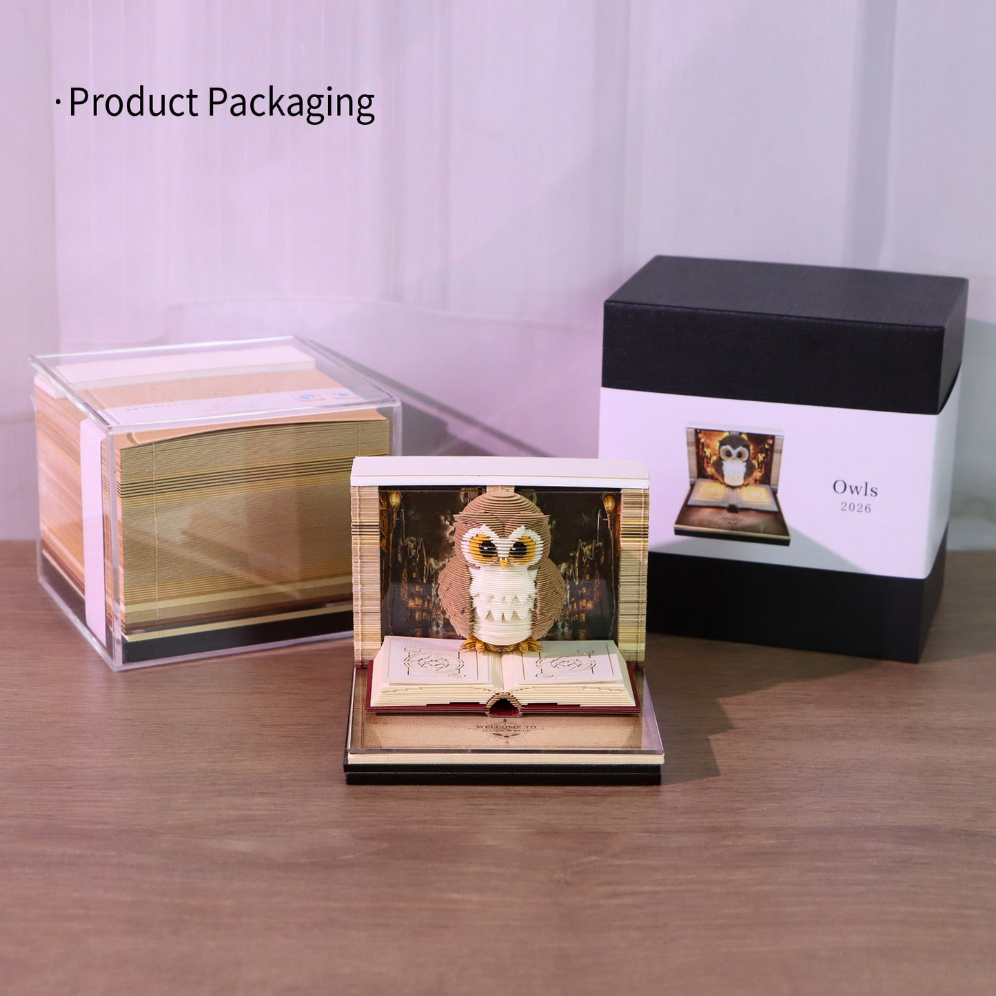 3D Calendar 2026 - Magic Owl - 3D Calendar