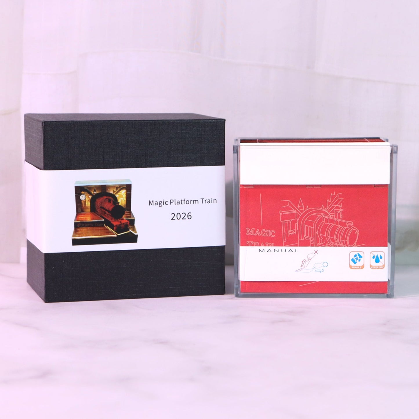 3D Calendar 2026 - Magic Platform Train - 3D Calendar