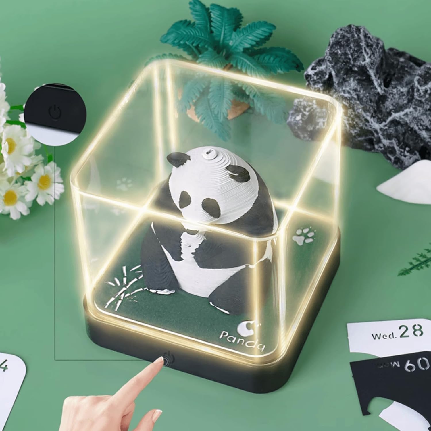 Kreativer 3D-Kalenr 2026, Wochenkalenr für n Tisch, Acryl Kreativer 3D-Kalenr 2026, Wochenkalenr für n Tisch, Acryl