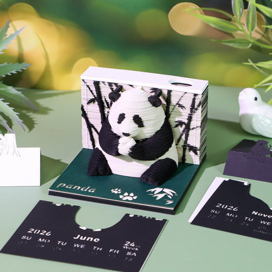 3D Calendar 2026 - Panda E - 3D Calendar