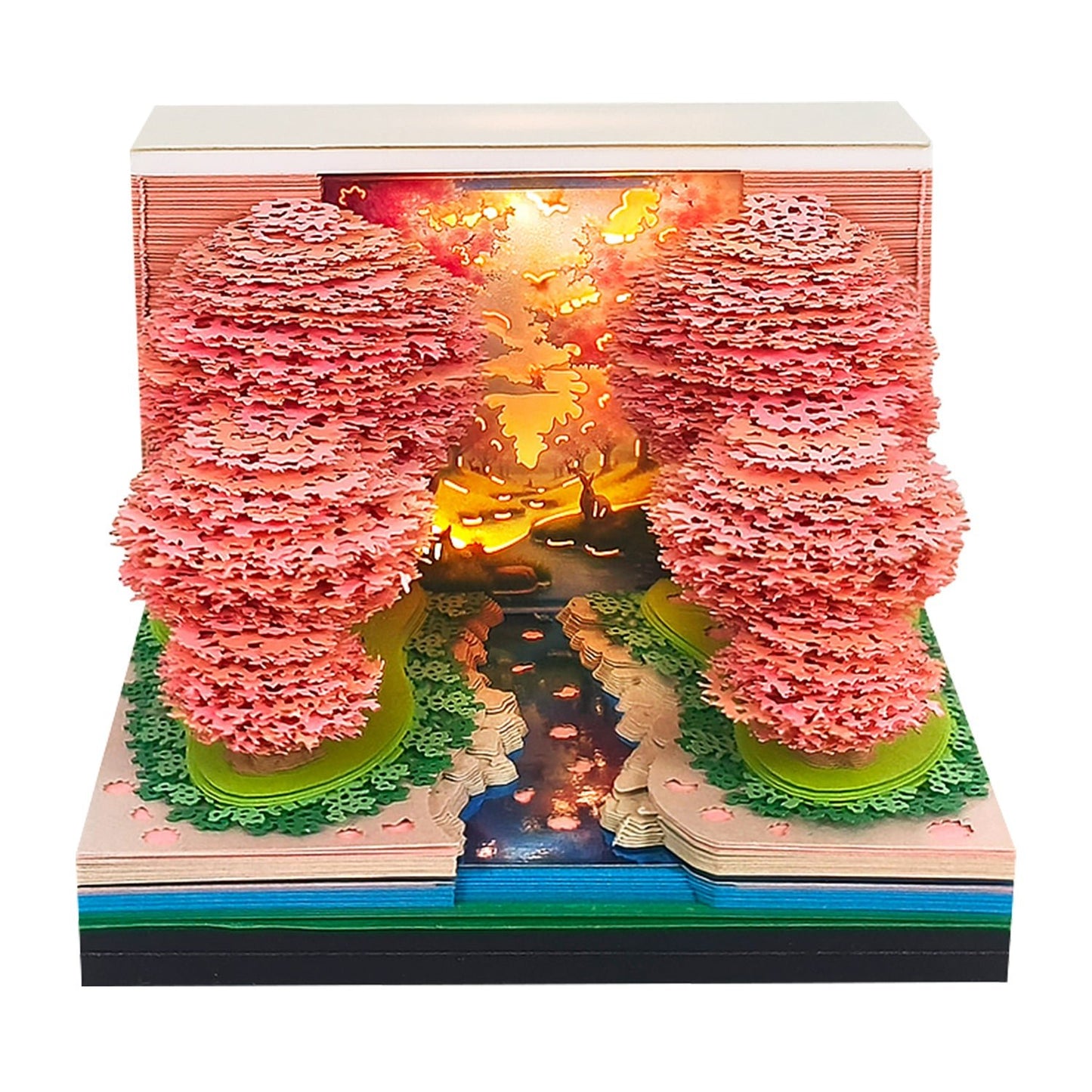 3D Calendar 2026 - Peach Blossom Forest - 3D Calendar