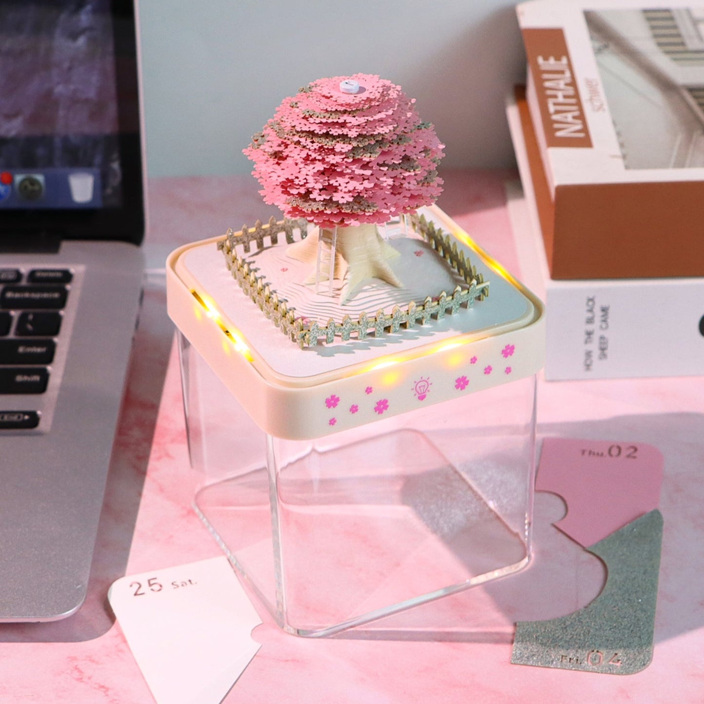 3D Calendar 2026 - Sakura Tree B - 3D Calendar