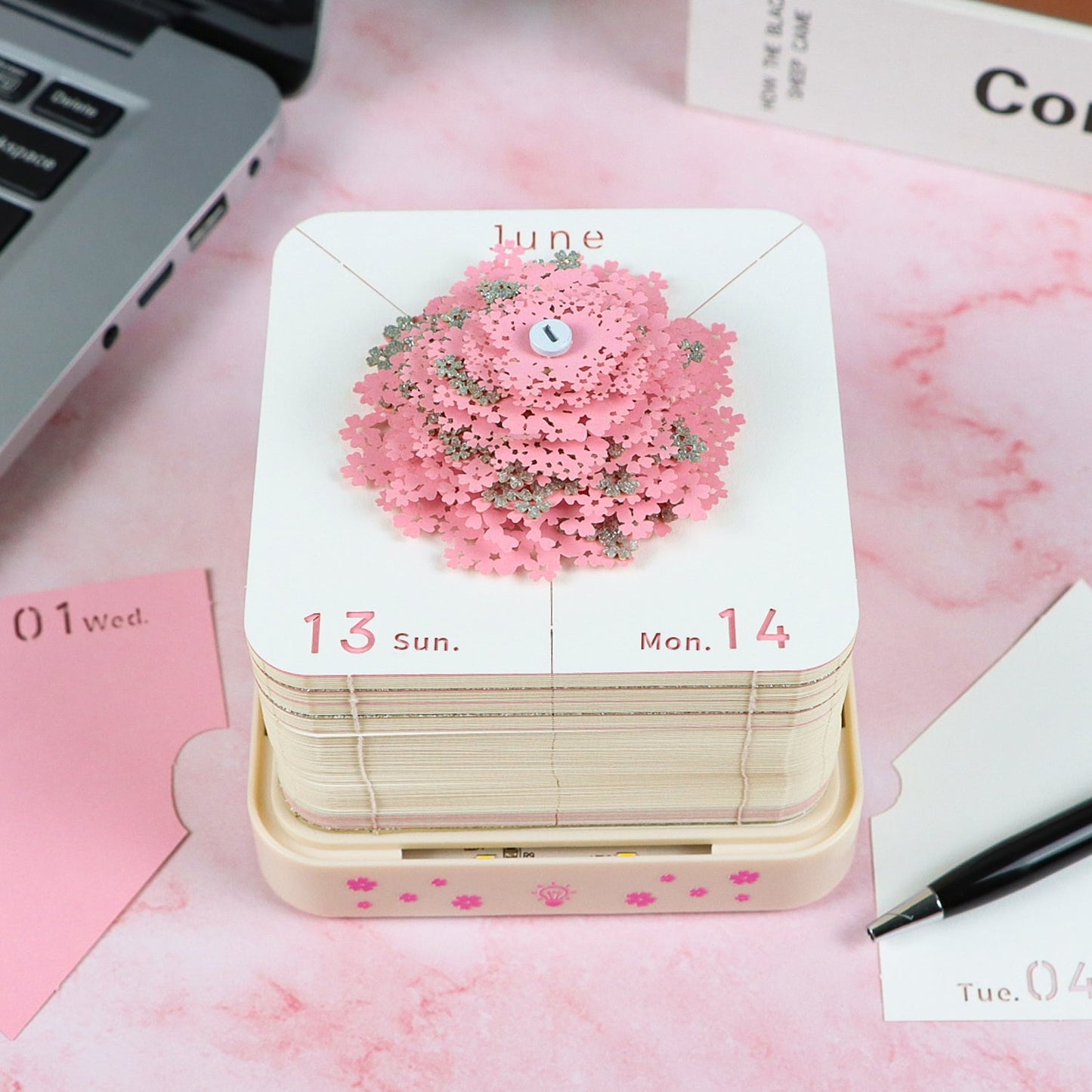 3D Calendar 2026 - Sakura Tree B - 3D Calendar