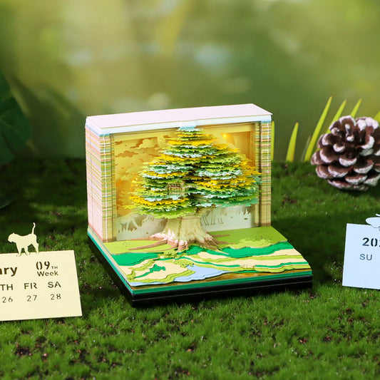 3D Calendar 2026 - Tree House D - 3D Calendar
