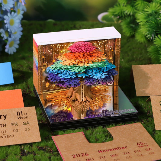 3D Calendar 2026 - Tree of Chakra - 3D Calendar