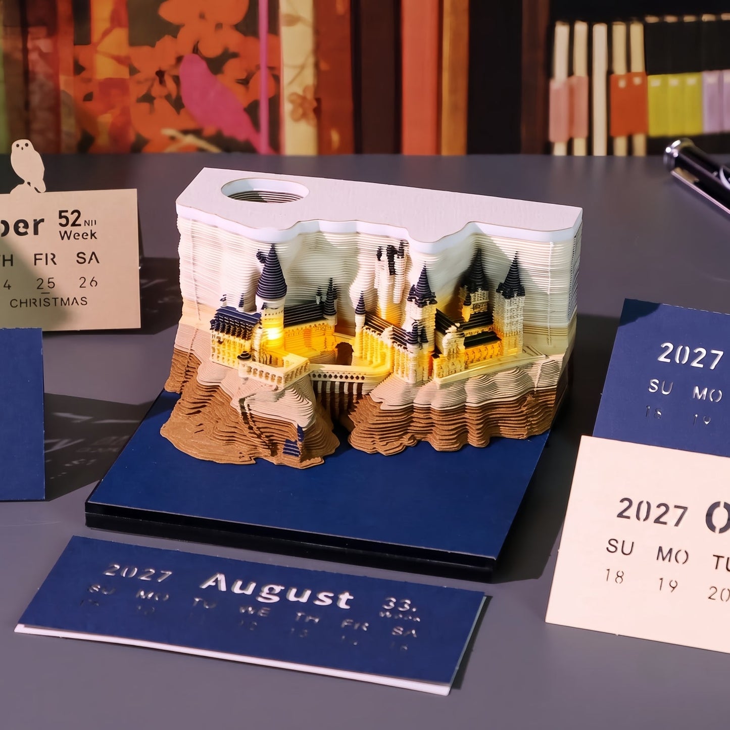 3D Calendar 2027 - Magic Castle - 3D Calendar