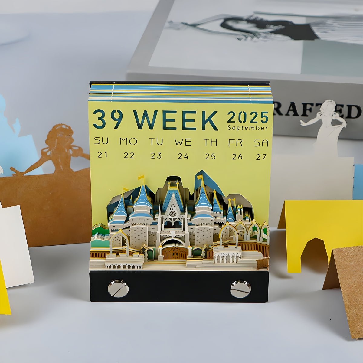 3D Calendar 2026 - Cinderella Castle - 3D Calendar