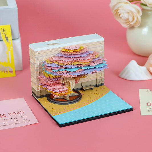 3D Calendar 2026 - Four Seasons Tree - 3D Calendar