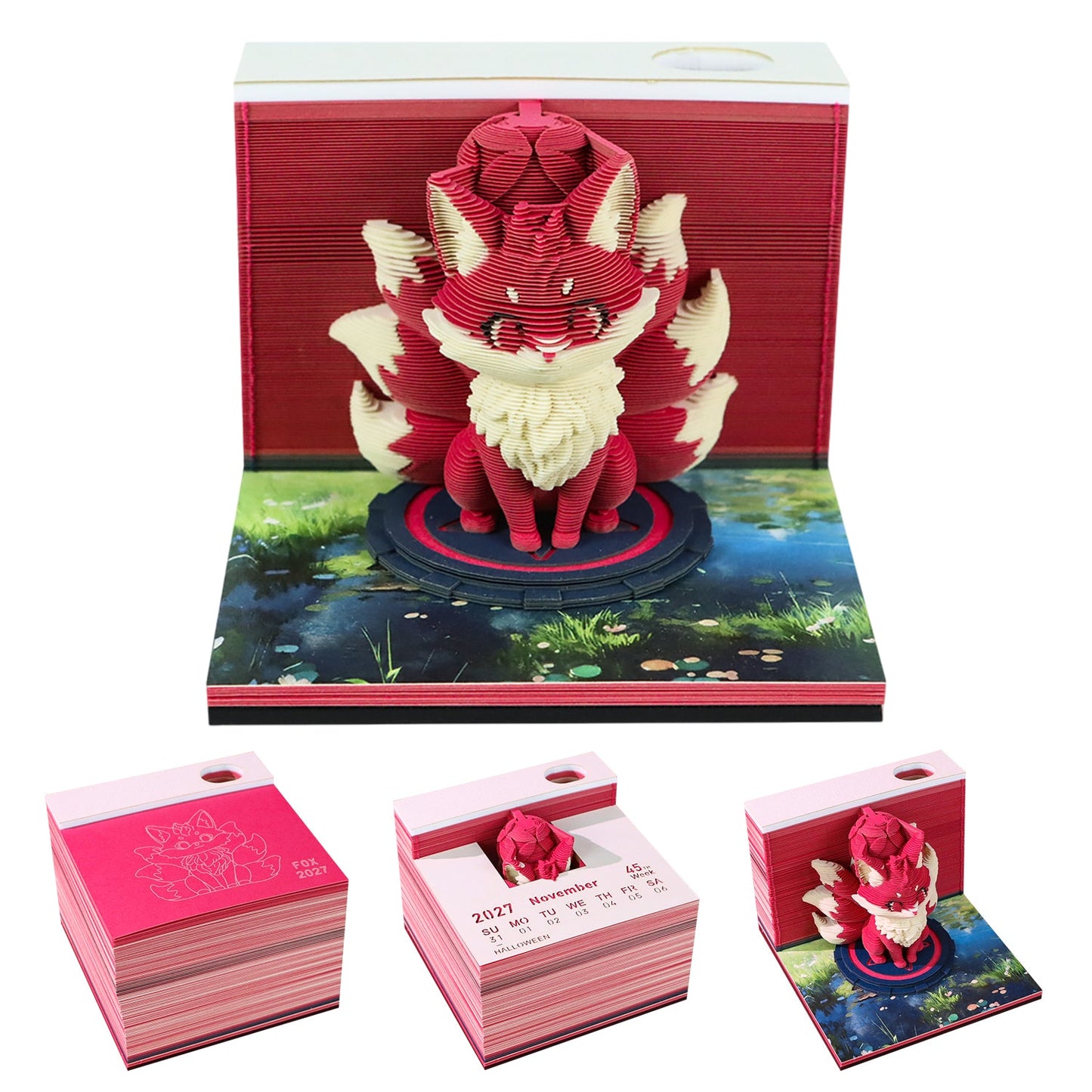 3D Calendar - Fox - 3D Calendar