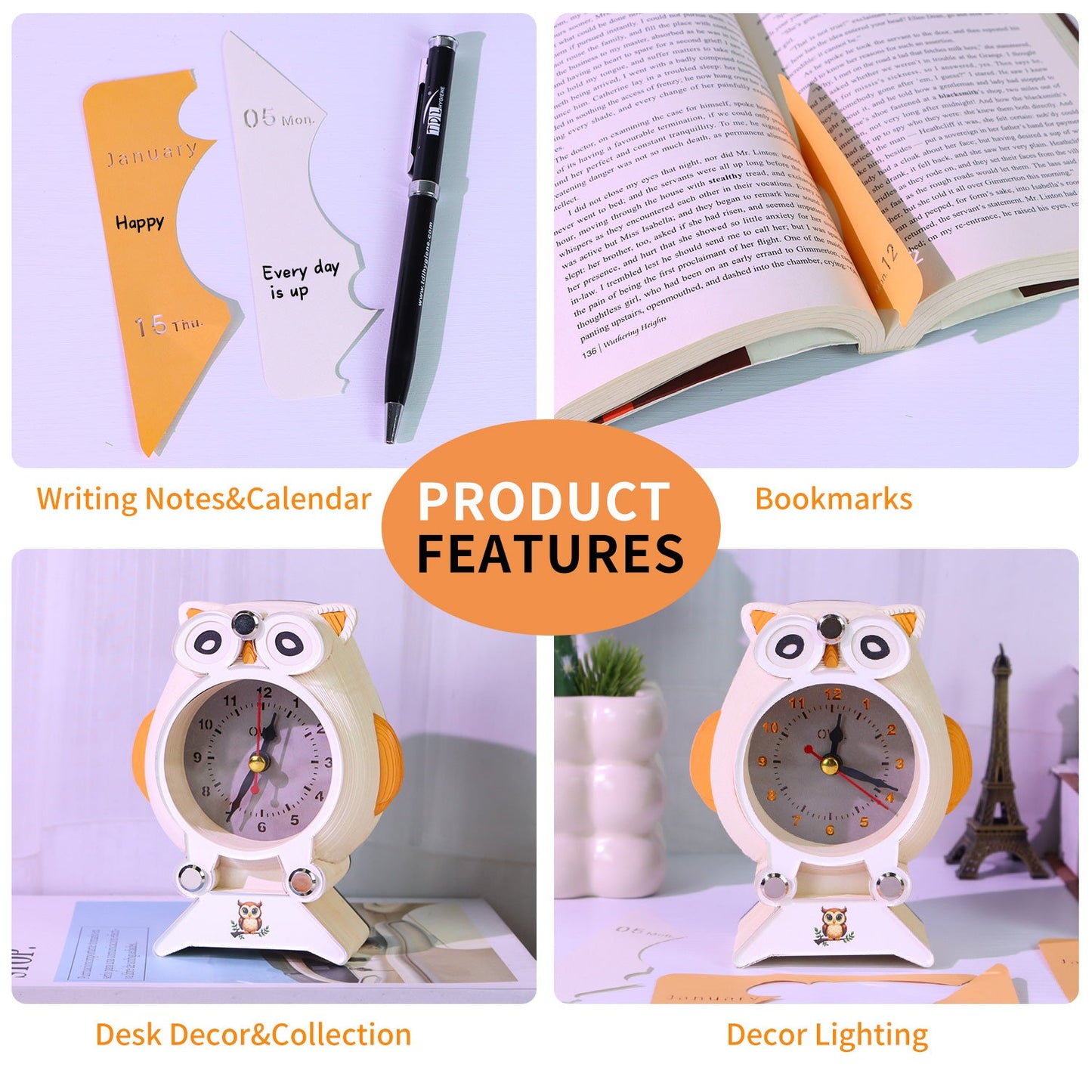 3D Calendar - Owl Clock - 3D Calendar