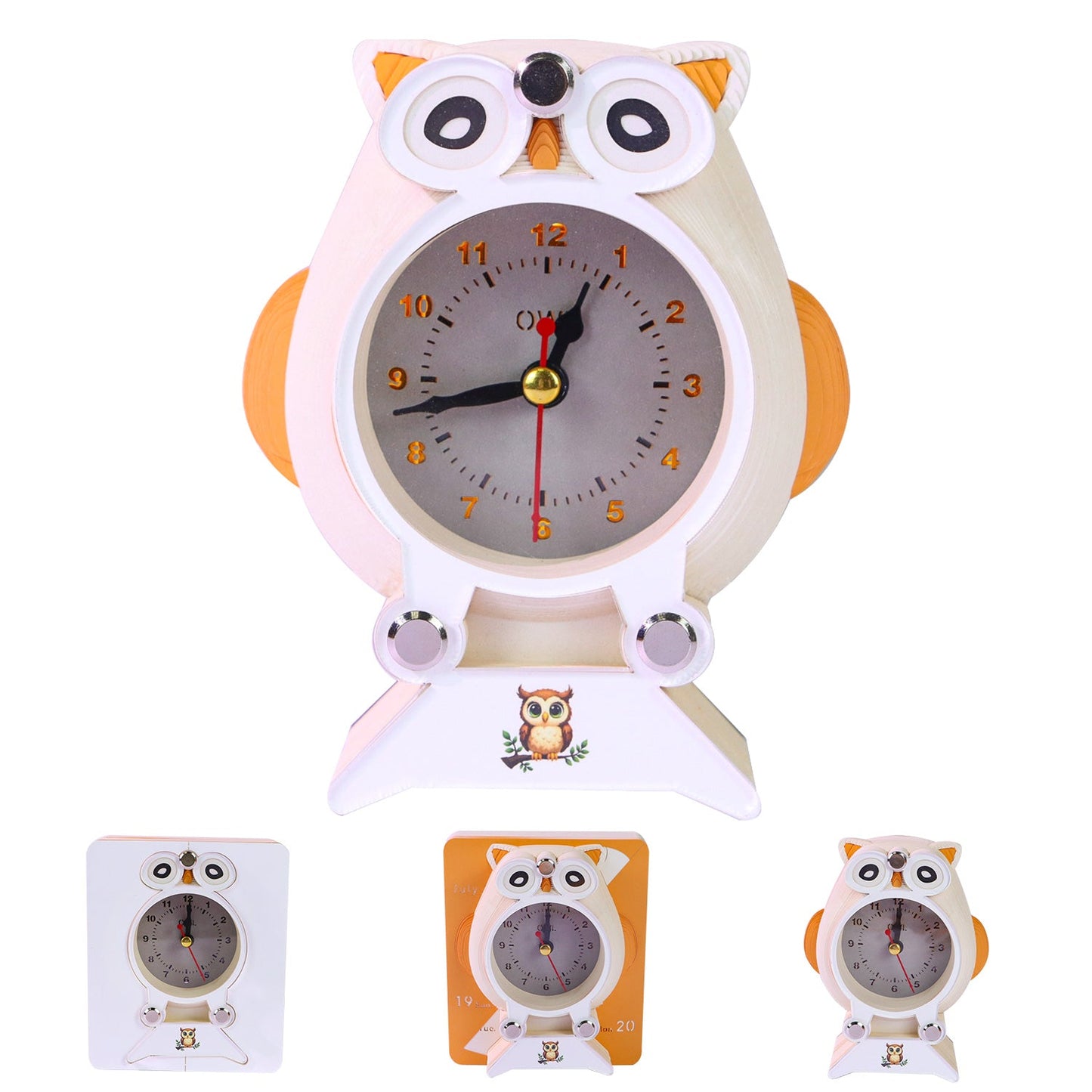 3D Calendar - Owl Clock - 3D Calendar