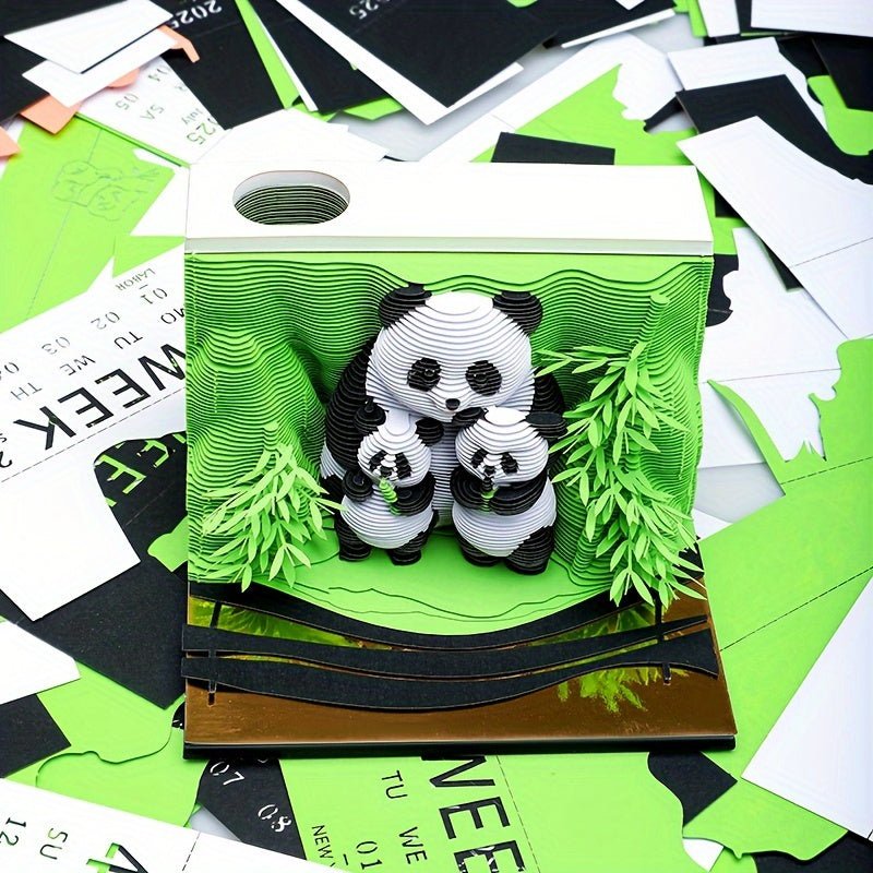 3D Calendar - Panda B - 3D Calendar
