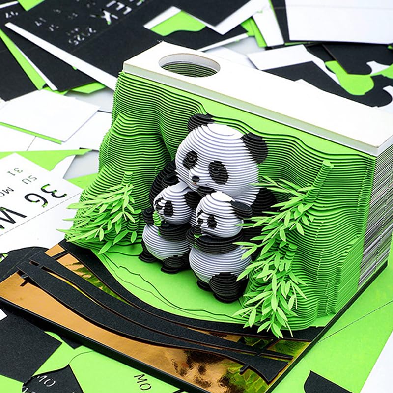 3D Calendar - Panda B - 3D Calendar