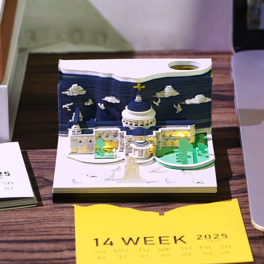 3D Calendar 2026 - St Paul's Cathedral - 3D Calendar