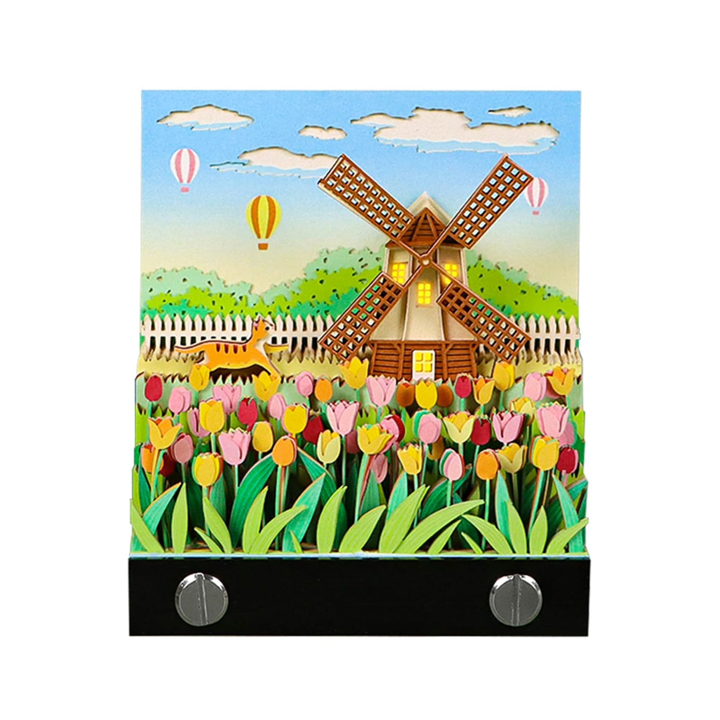 3D Calendar 2026 - Windmill - 3D Calendar