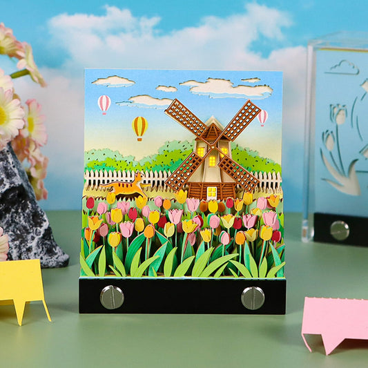 3D Calendar 2026 - Windmill - 3D Calendar