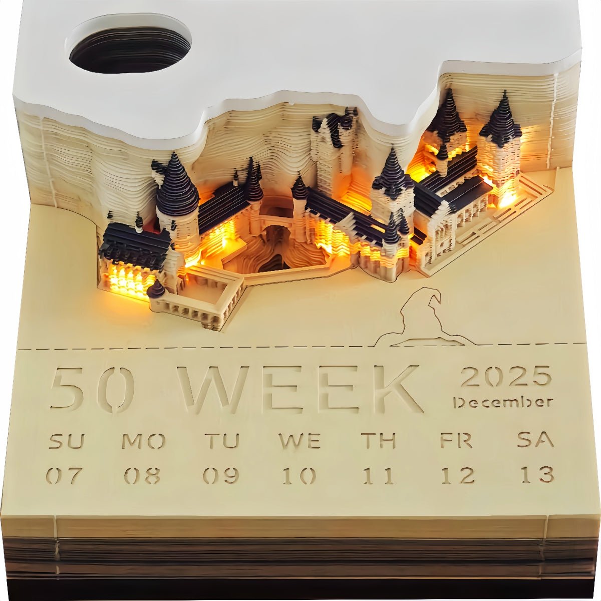 Explore the 3D Calendar A Creative Desktop Artwork Combining Notes an