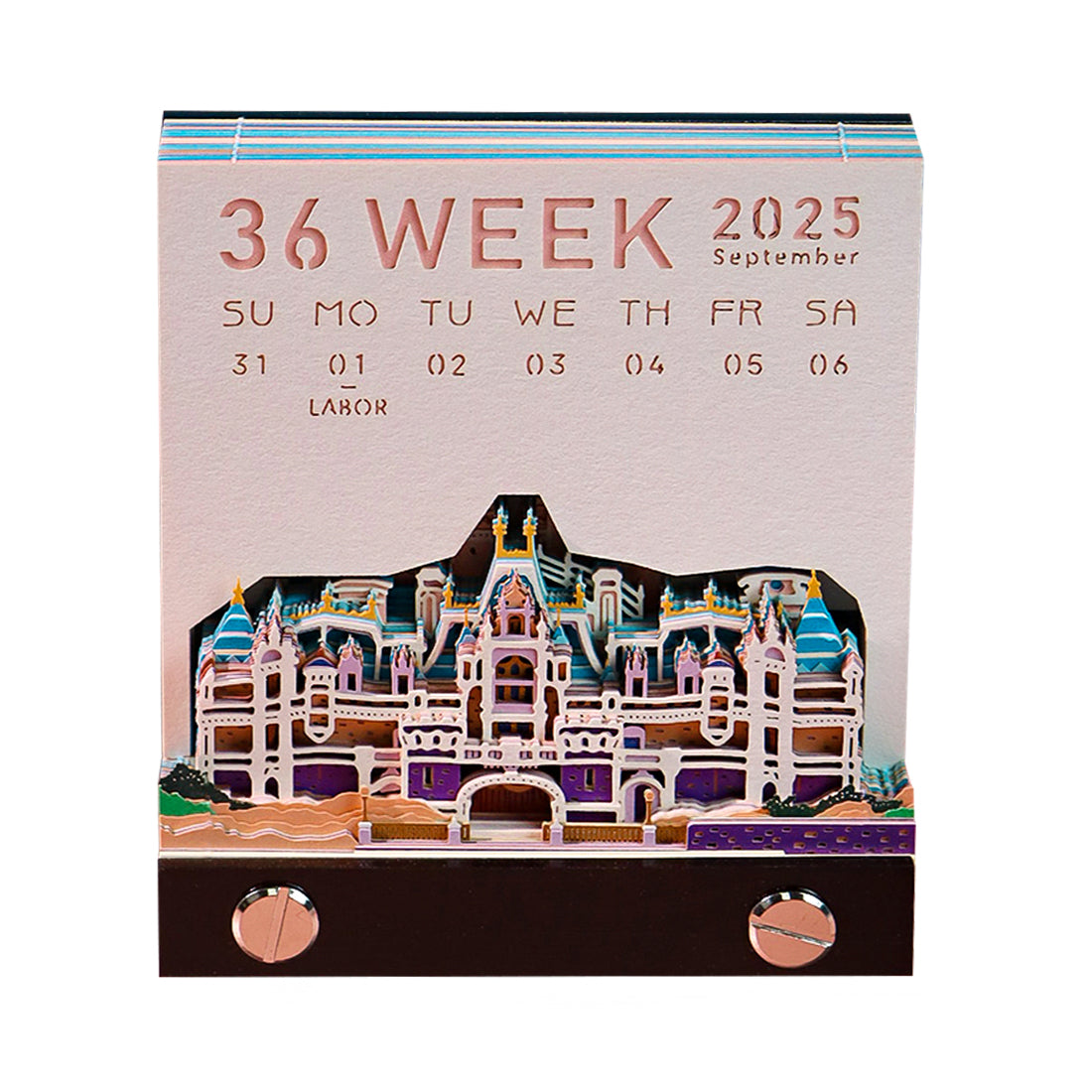 3D Calendar 2027 - Fairy Tale Castle