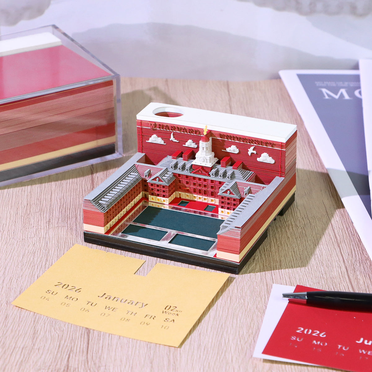 3D Calendar 2027 - Harvard University