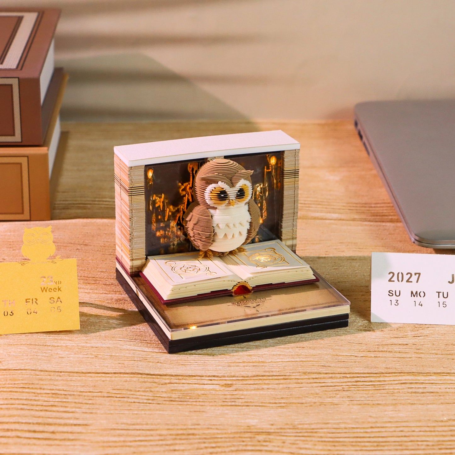 3D Calendar 2027 - Magic Owl