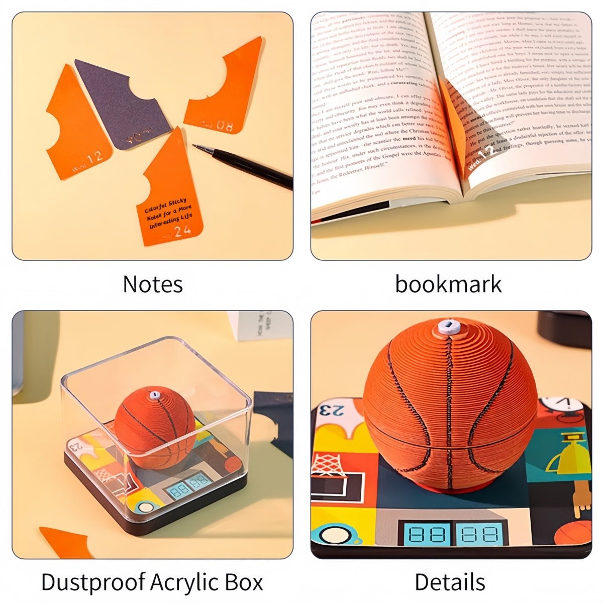 3D Calendar 2026 - Basketball - 3D Calendar